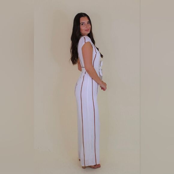 4S13NNA Striped Jumpsuit - Picture 6 of 6